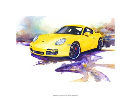 &#39;06 Porsche Cayman by Bruce White art print