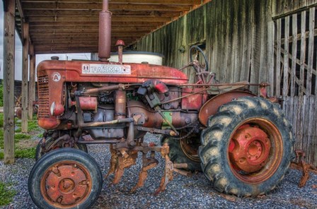 farmall tractor by Bob Rouse art print