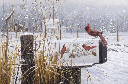 Country Red by Michael Budden art print