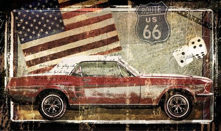 Road King by Mindy Sommers art print