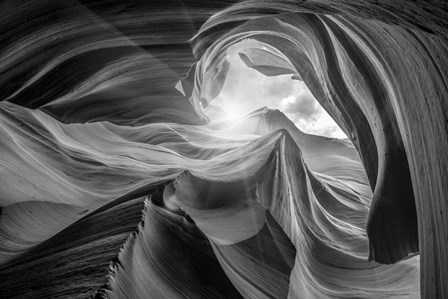 Antelope Canyon 2 Light by Moises Levy art print