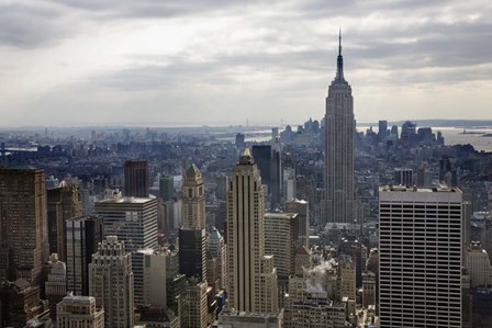 Empire State Building, New York City, New York 08 - Color by Monte Nagler art print
