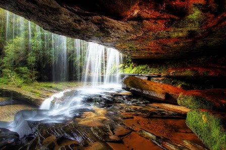 Under the Ledge by Mark Lucey art print