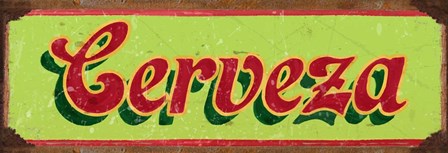 Cervesa Lime by RetroPlanet art print