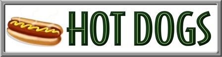 Hot Dogs by RetroPlanet art print