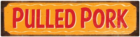 Pulled Pork by RetroPlanet art print
