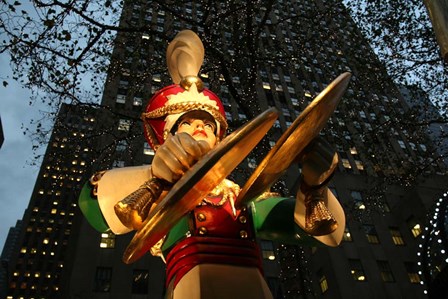 Rockefeller Center Toy Soldier With Cymbals by Robert Goldwitz art print