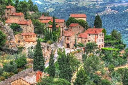 Tuscan Hilltop Town by Robert Goldwitz art print