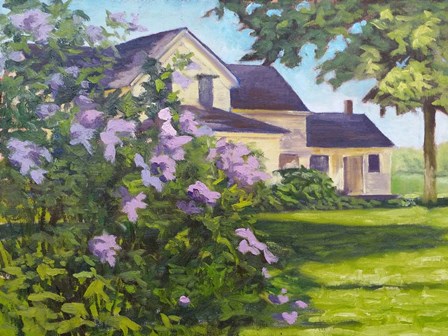 Lilac Bush by Rusty Frentner art print