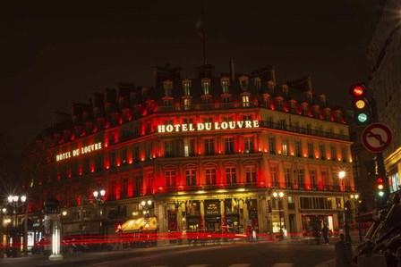 Hotel du Louvre by Sebastien Lory art print