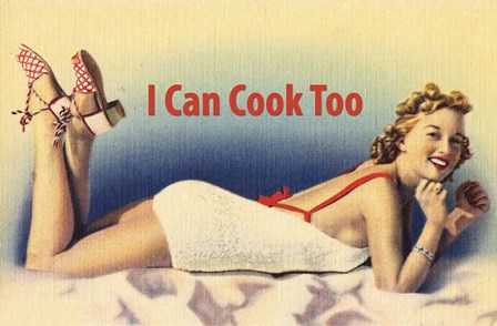 I Can Cook Too by Tim Wright art print