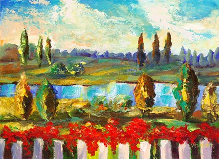 View Over the Fence by Vessela G. art print