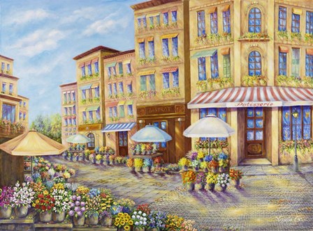 Flower Street by Vessela G. art print