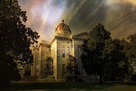 Tupelo Mississippi Courthouse by Jai Johnson art print
