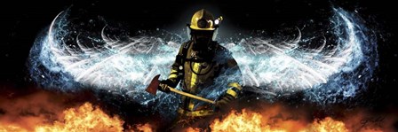 Fireman 11 by Jason Bullard art print