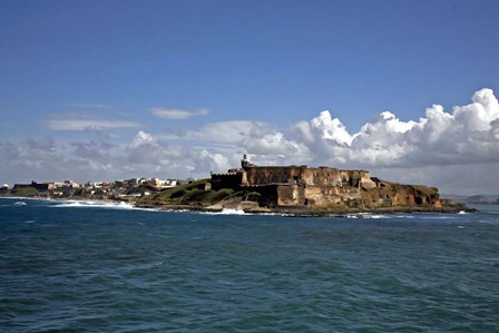 El Morro, San Juan Puerto Rico by J.D. McFarlan art print