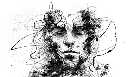 Inkface by ALI Chris art print