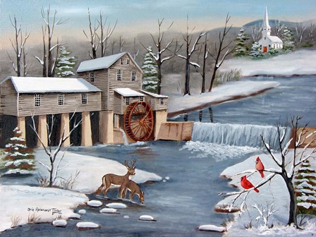 Pigeon Forge In The Winter by Arie Reinhardt Taylor art print