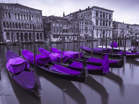 Purple Gondolas 1 by Assaf Frank art print