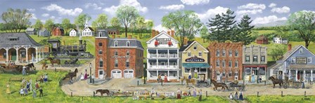 Depot Street by Bob Fair art print