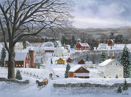 Peaceful Valley Road by Bob Fair art print