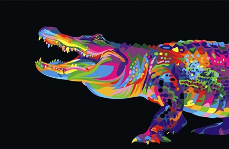 Alligator by Bob Weer art print