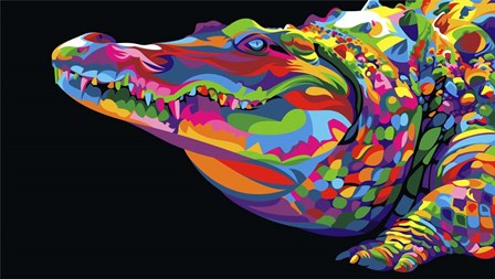 Crocodile Smile by Bob Weer art print