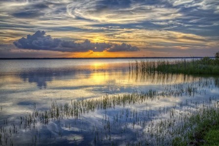 Lakeside At Sunset by Celebrate Life Gallery art print