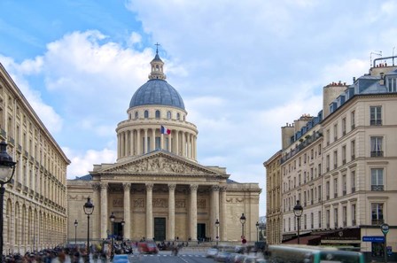 Le Pantheon And Sorbonne University by Cora Niele art print