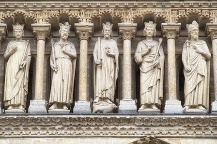 Notre Dame Facade Details III by Cora Niele art print
