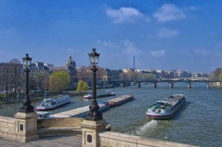 The Pont Neuf And Seine River by Cora Niele art print