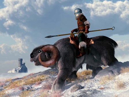 Winter Warrior by Daniel Eskridge art print