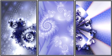 Trilogy by Fractalicious art print