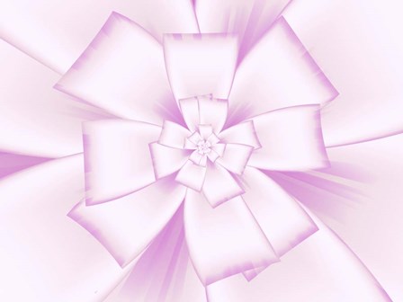 Pretty Pink Bow V by Fractalicious art print