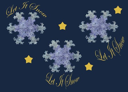 Let It Snow by Fractalicious art print