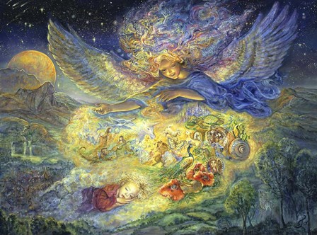 Golden Slumbers by Josephine Wall art print