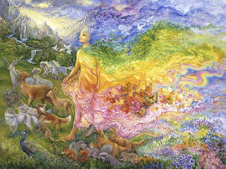 The Gladness Of Gaia by Josephine Wall art print