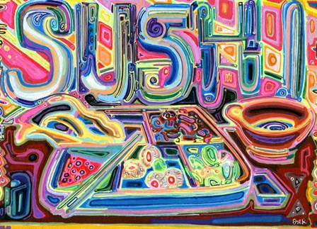 Sushi by Josh Byer art print