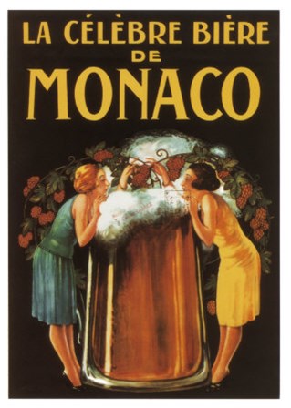 Celebre Biere de Monaco art print