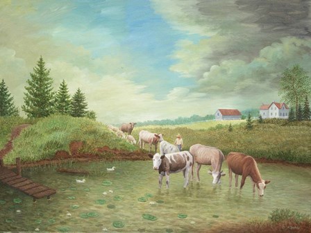 Summertime on the Farm by Kevin Dodds art print