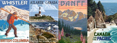 Canadian Pano 2 by Lantern Press art print