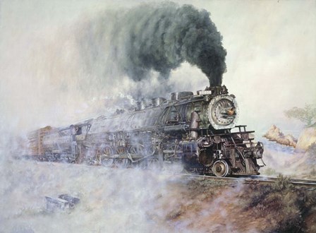 Northbound to Portland by Les Ray art print