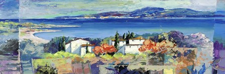 Racconto Mediterraneo (detail) by Luigi Florio art print