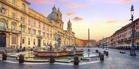 Piazza Navona, Roma art print