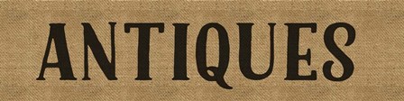 Antiques Burlap by Marcee Duggar art print
