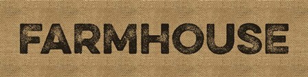 Farmhouse Burlap by Marcee Duggar art print