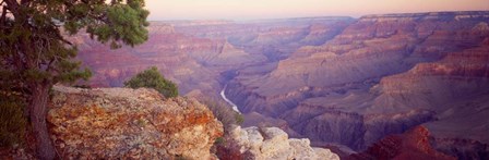 Aerial view of a Valley, Mohave Point, Grand Canyon National Park, Arizona by Panoramic Images art print