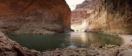 Kayakers in Colorado River, Grand Canyon National Park, Arizona by Panoramic Images art print