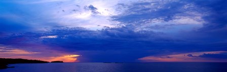 Storm over Lake Superior, Copper Harbor, Upper Peninsula, Michigan by Panoramic Images art print