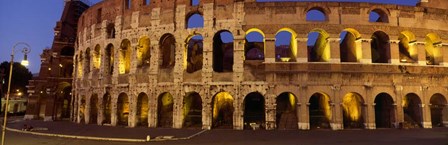 Ruins of an Amphitheater, Coliseum, Rome, Italy by Panoramic Images art print